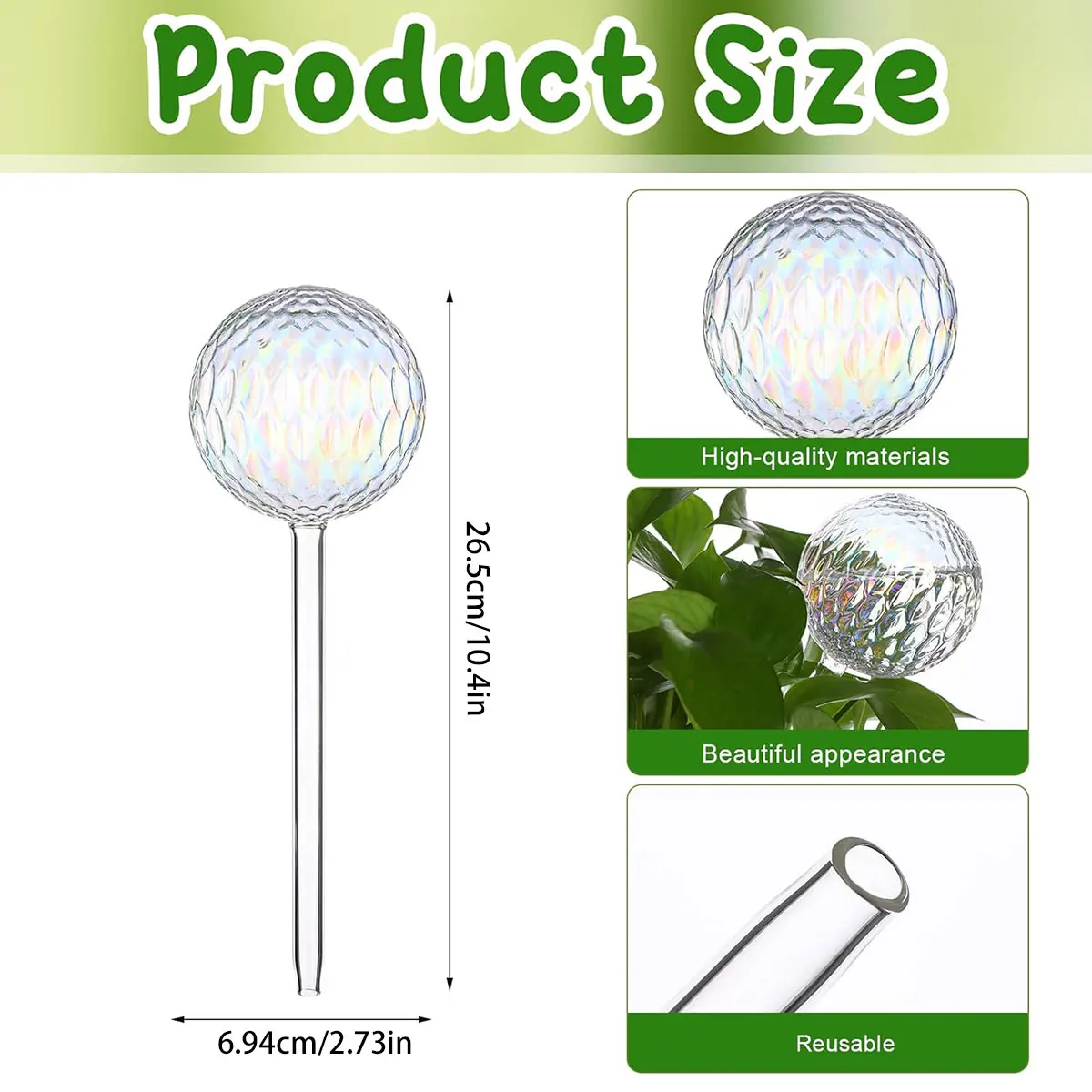 3 шт. алмазный шар для рыбы поилка бытовой стеклянный ленивый артефакт инструмент