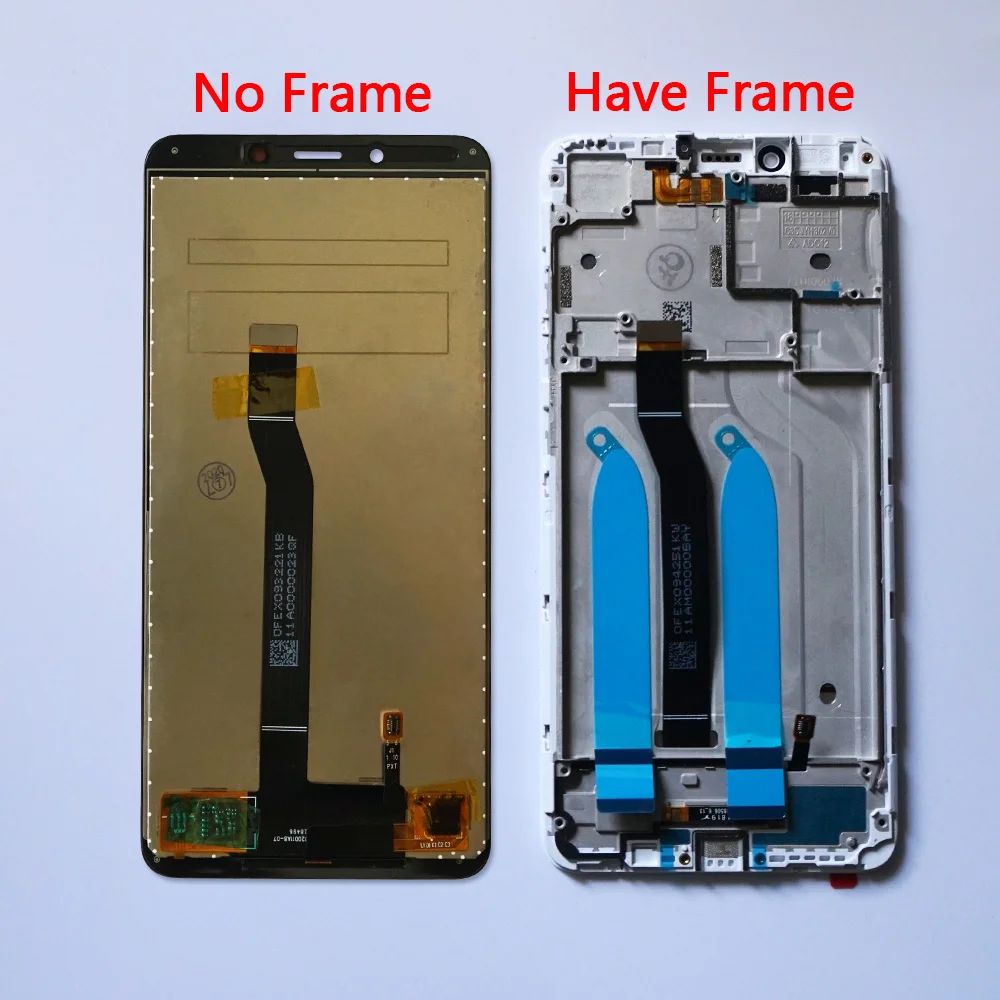 

Оригинальный ЖК-дисплей для Xiaomi Redmi 6A, сенсорный экран с рамкой, ЖК-дигитайзер для Redmi 6, дисплей в сборе, запасные части