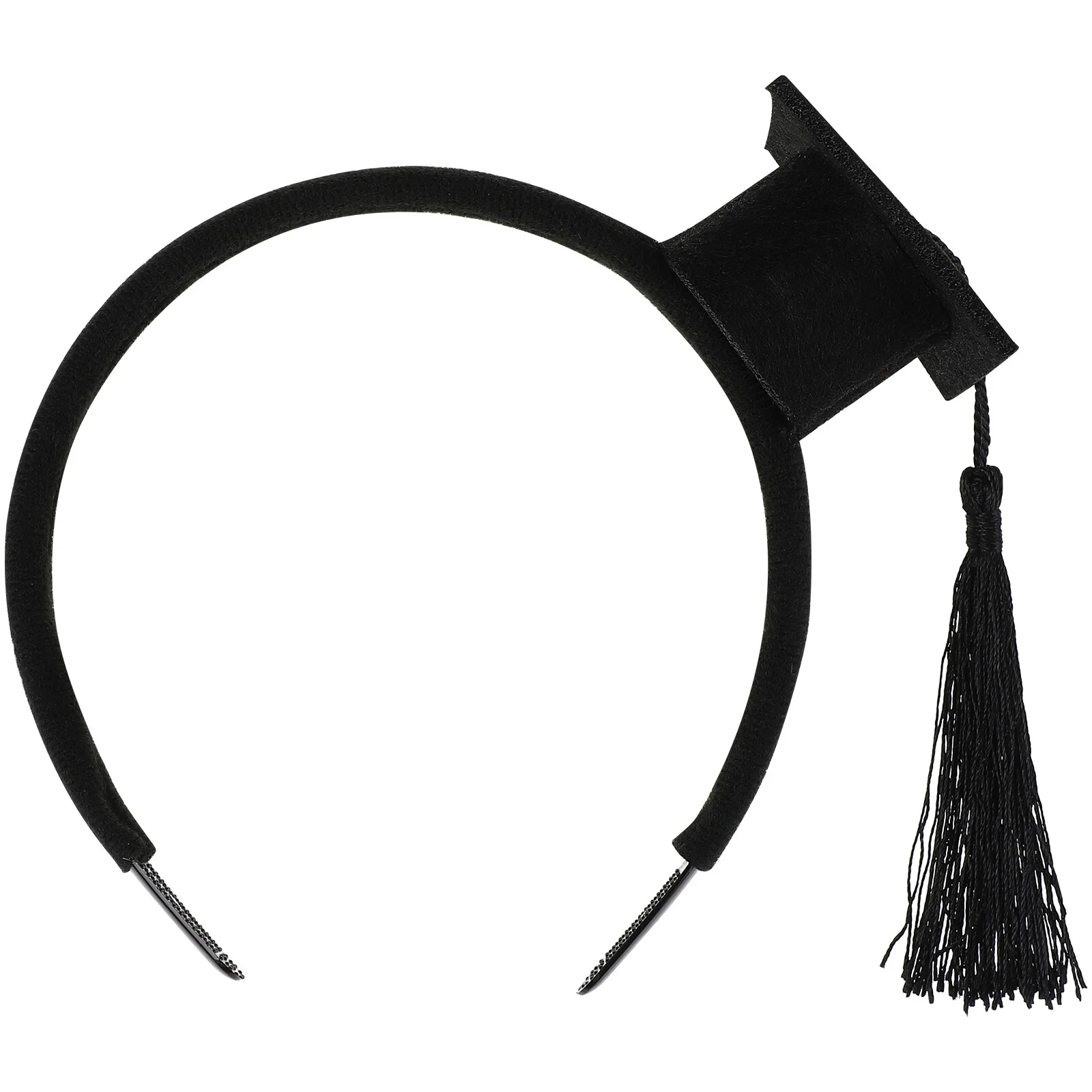 

Head Scarf For Men with Tiny Tassel Doctoral Hat Decorated Headdress Hairhoop