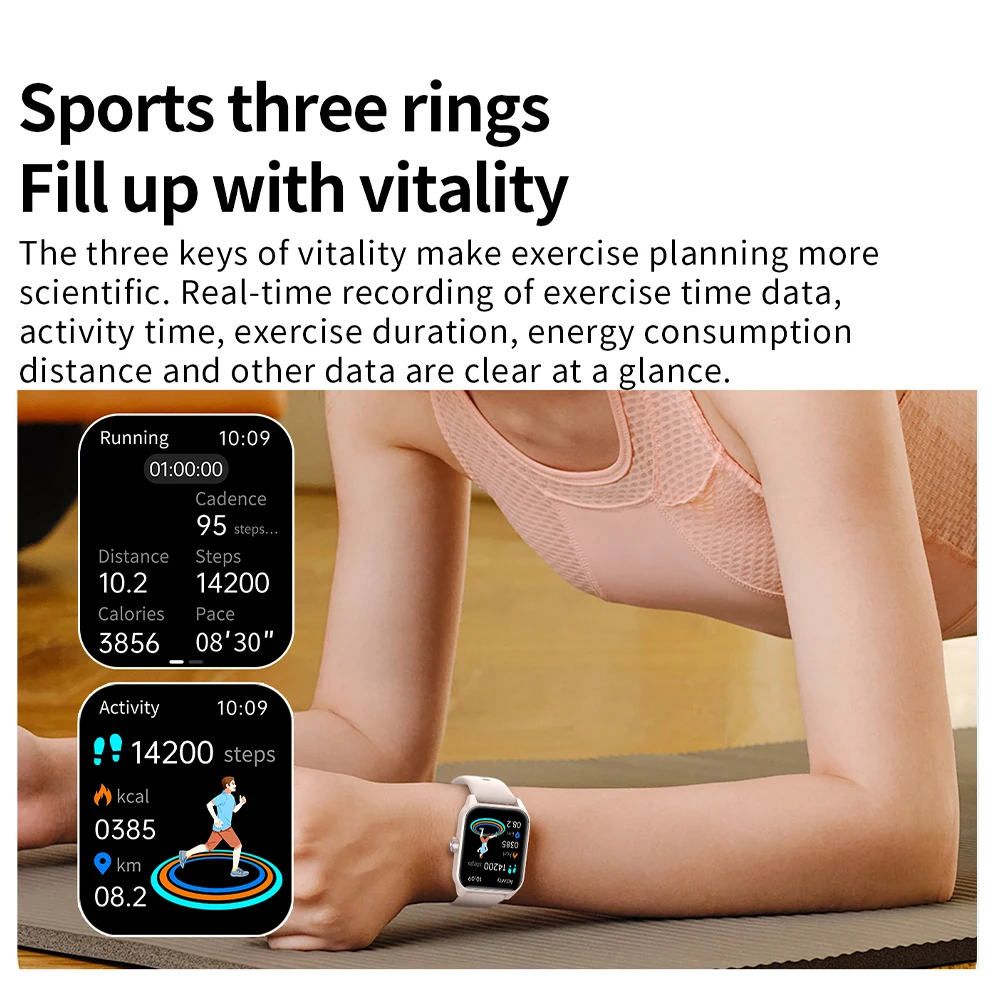 GEJIAN Smart 5 4 Bluetooth Call Пара Часы SMS Напоминание Упражнения Шаги Калории Смарт-мужские