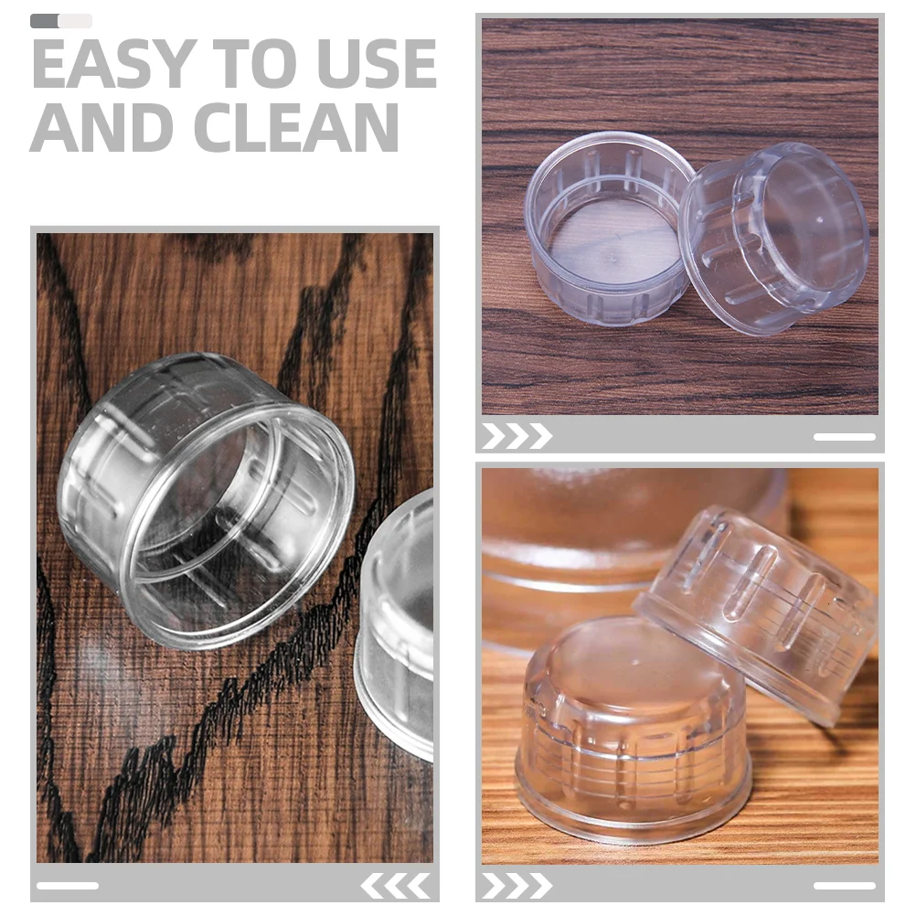 12 шт. шейкер с крышкой для чашки многоразовые крышки колпачки сока прозрачная