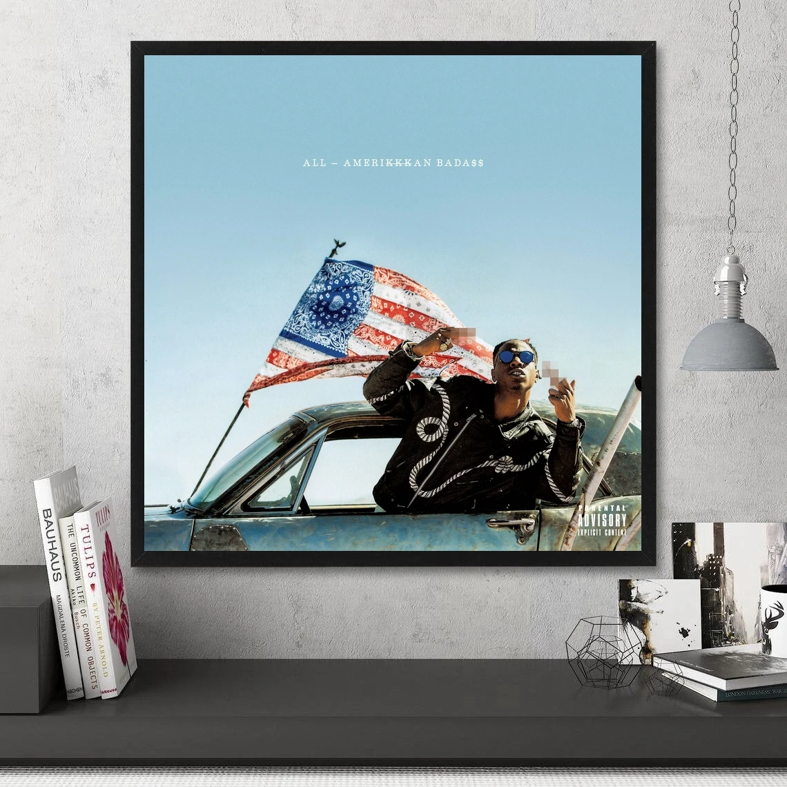 Joey Bada$$ ALL AMERIKKKAN BADA$$ Музыкальный альбом Плакат Холст Художественный принт
