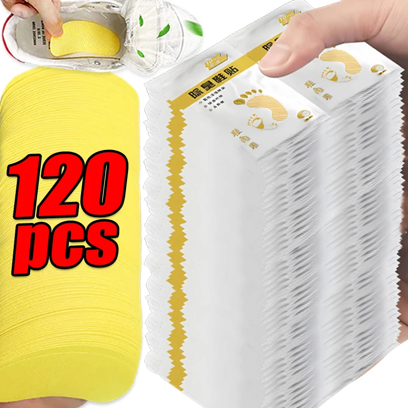 120 шт. дезодорант для удаления запаха обуви лимонный успокаивающий стелька ног