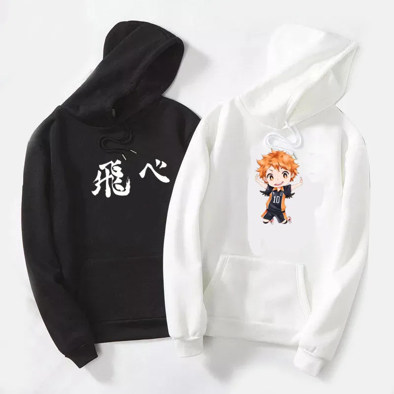 

Горячий Аниме Haikyuu! Женская толстовка с капюшоном и принтом в японском стиле