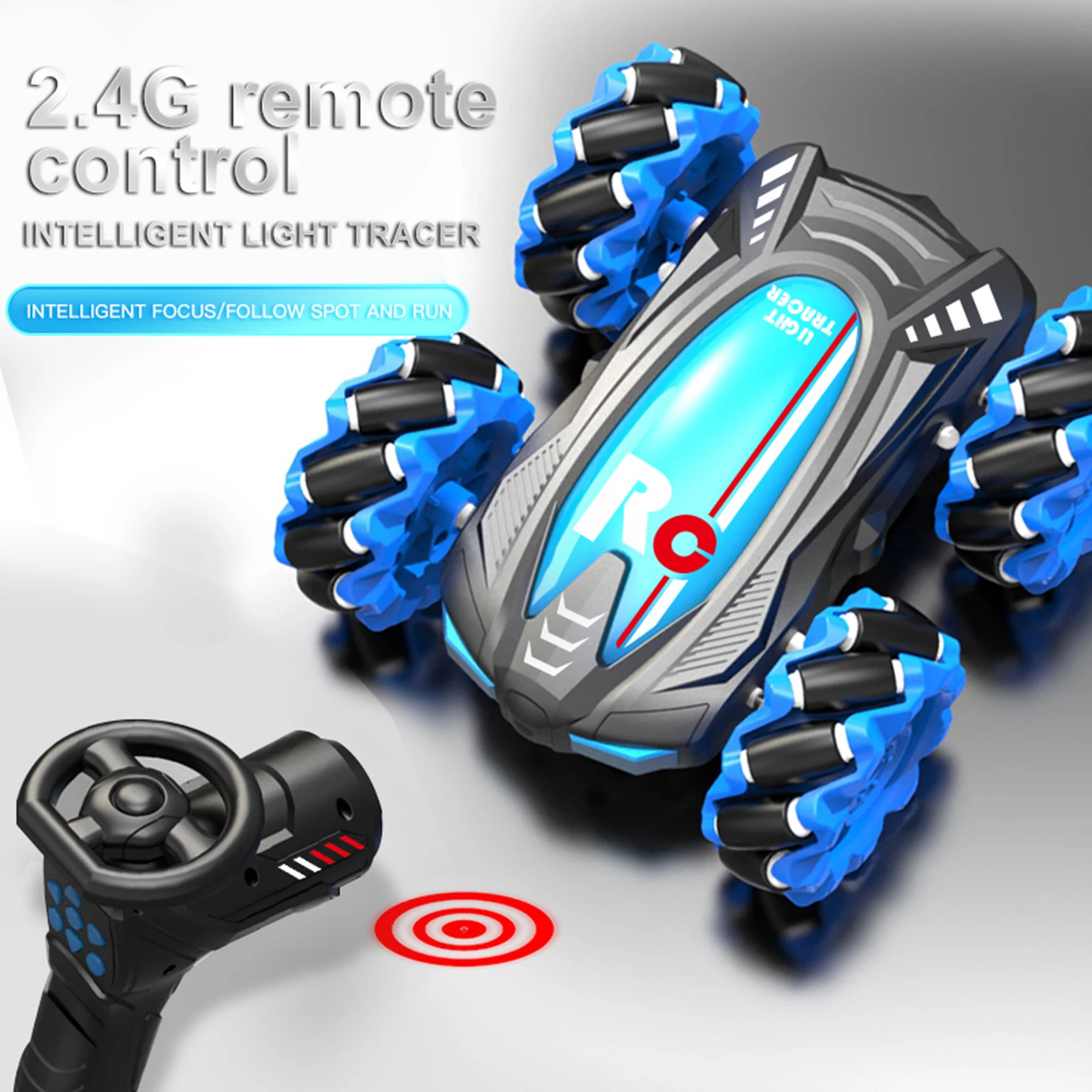 

RC Cars Watch Control Stunt Car Remote Control Car Double Sided 360 Degree Flips Rotating Infrared Tracking Sensor Toy Kids Gift