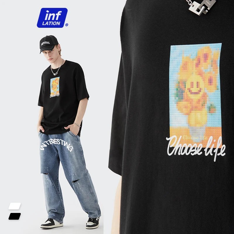 

Мужская Уличная футболка с коротким рукавом 2310S22