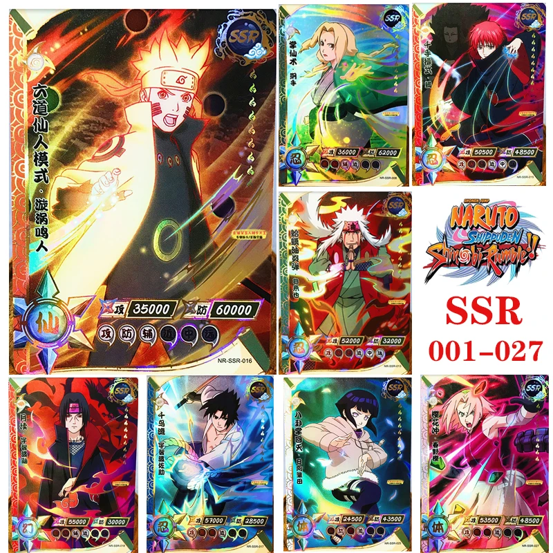Полный комплект аниме-фигурок NARUTO Momochi Zabuza Jiraiya Uchiha Sasuke коллекционная флеш-карта