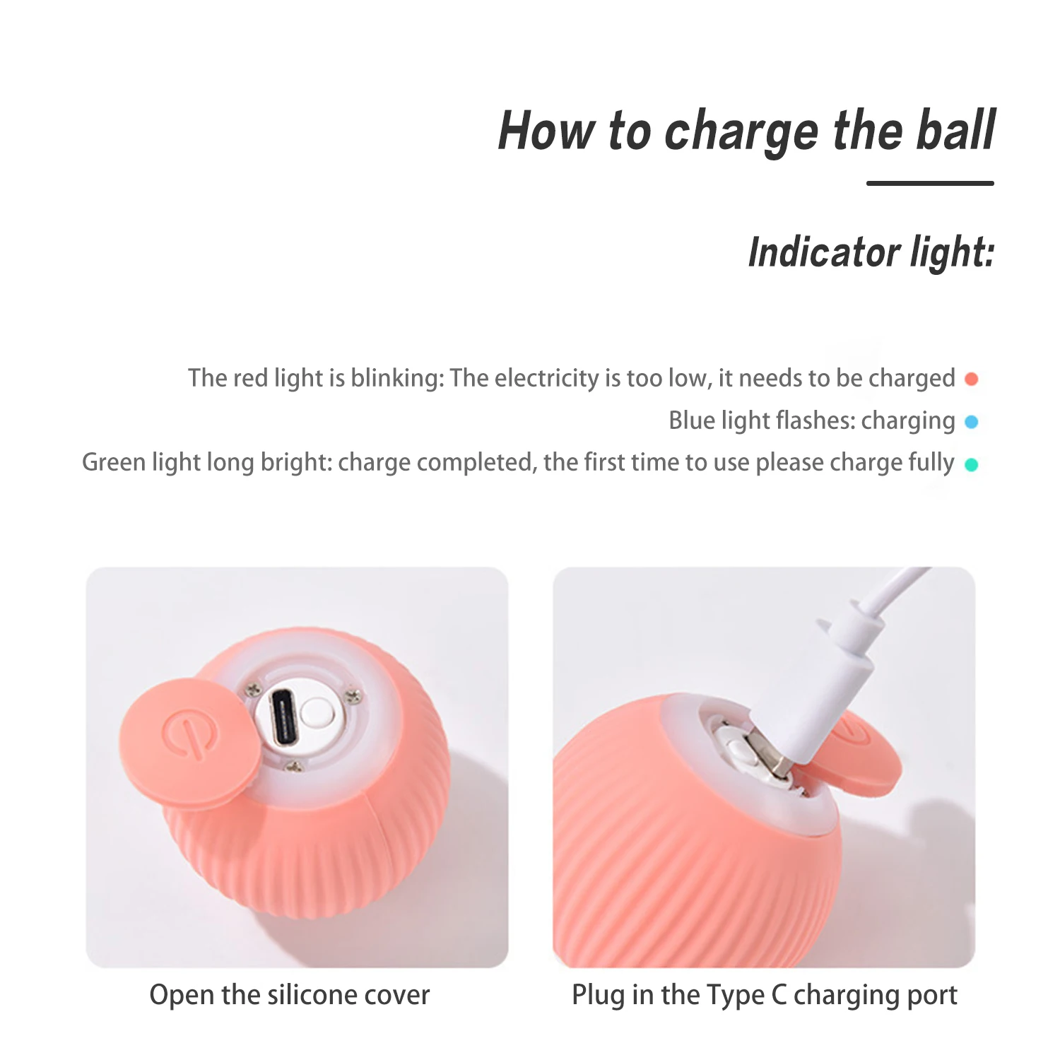 3 шт. интерактивная игрушка для кошек электронный катящийся мяч чехол-ловушка