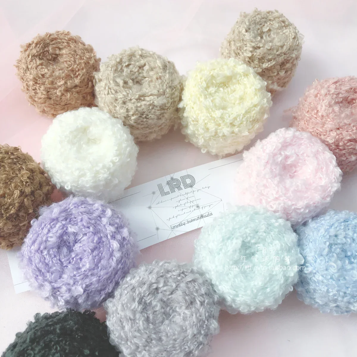 Шерстяная плюшевая пряжа для вязания 50г