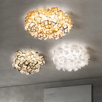 italy flower ceiling lamp design acrylic ceiling light led coloured lampshade living room kids room lounge girl bedroom light