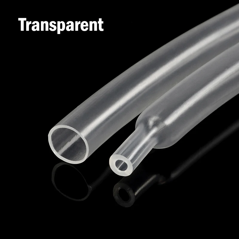 

Прозрачная/белая клеенная термоусадочная трубка 4:1, диаметр 4 ~ 52 мм, полиолефиновая клейкая проволока, ремонтный рукав для кабеля, трубка с двойными стенками