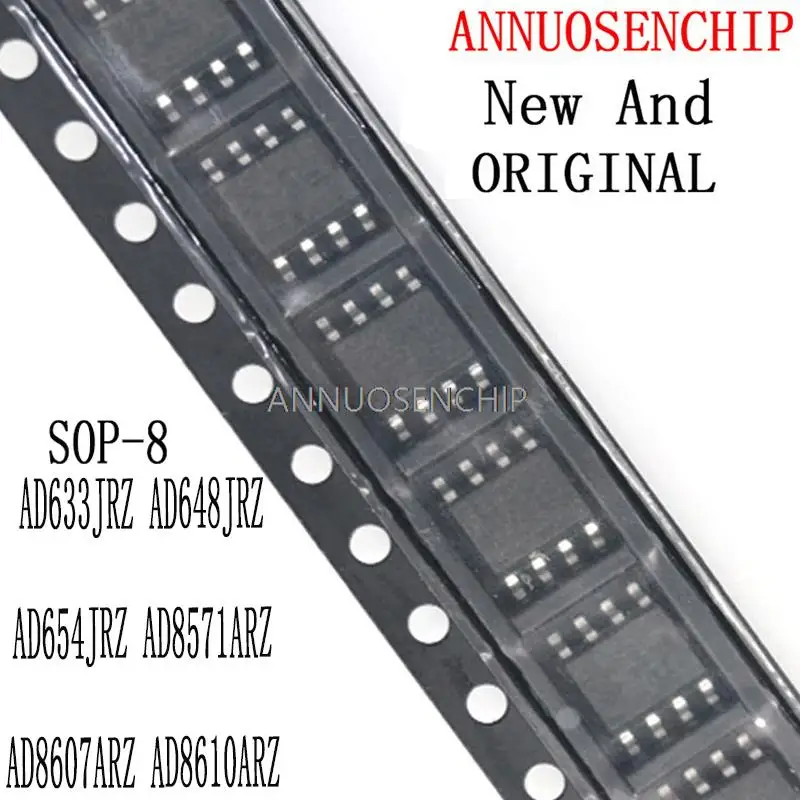 5 шт. Новый и оригинальный SOP8 AD8571 8607A AD8610 AD633J AD648J AD654J AD633JRZ AD648JRZ AD654JRZ AD8571ARZ AD8607ARZ AD8610ARZ