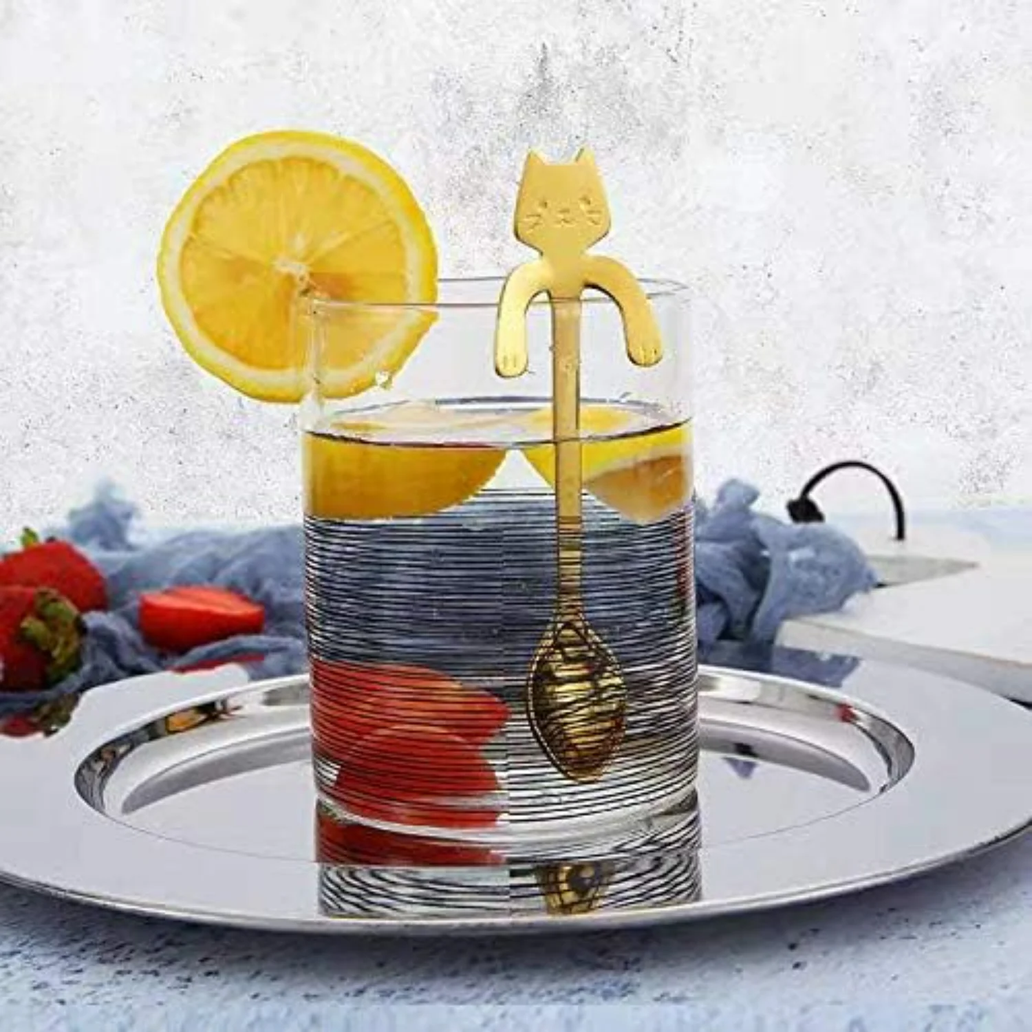 Набор ложек для кошек подвесные чайные ложки из нержавеющей стали мини-ложки