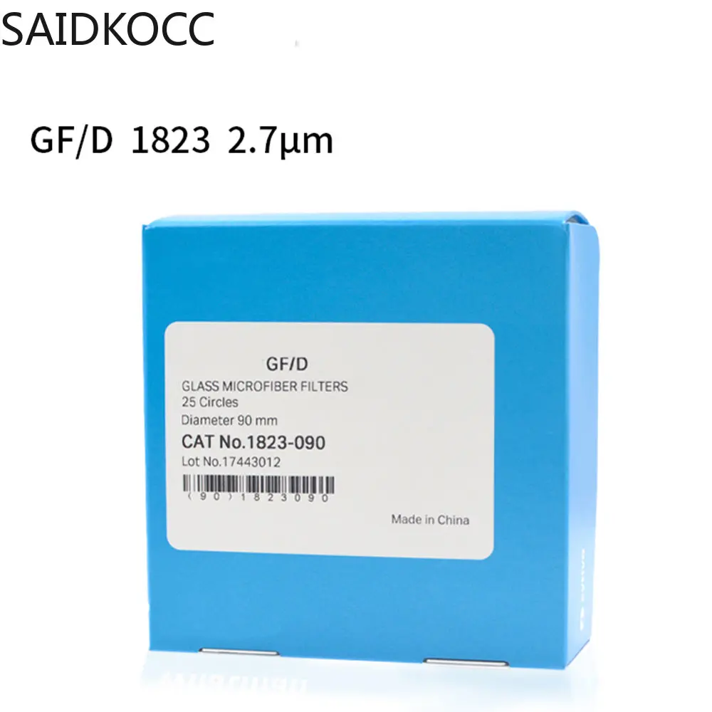 SAIDKOCC Glass Fiber Filter Paper Battery Separator 1823-025/047/070/090/110 GF/D Filter Membrane for Laboratory Research