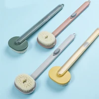 bath brush long handle body back massage shower foam accessories body exfoliating cleansing brush