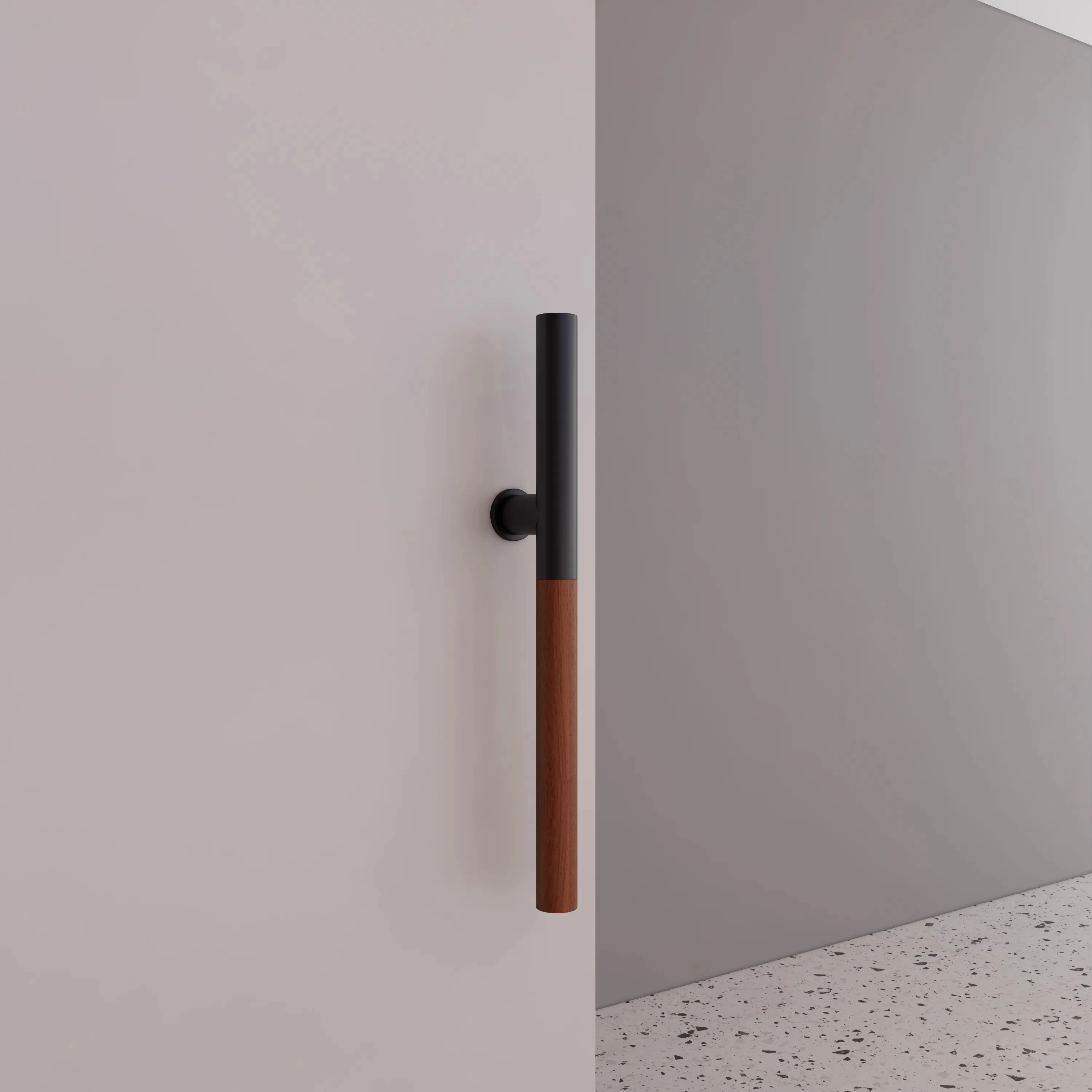 1 шт. дверные ручки, круглые твердые деревянные двери, раздвижные сарай ...