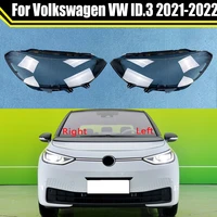 auto light caps for volkswagen vw id 3 2021 2022 car headlight cover headlamp shell lampcover lampshade lamp glass lens case