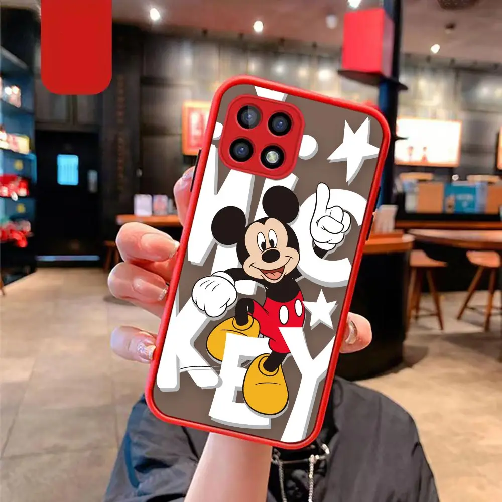 Matte Case Funda Coque For OPPO A94 93 92 92S 91 83 74 73 72 71 59 57 16K 15 7 5 4G 5G 2020 2022 Case Funny Mickey Minnie Mouse​ images - 6