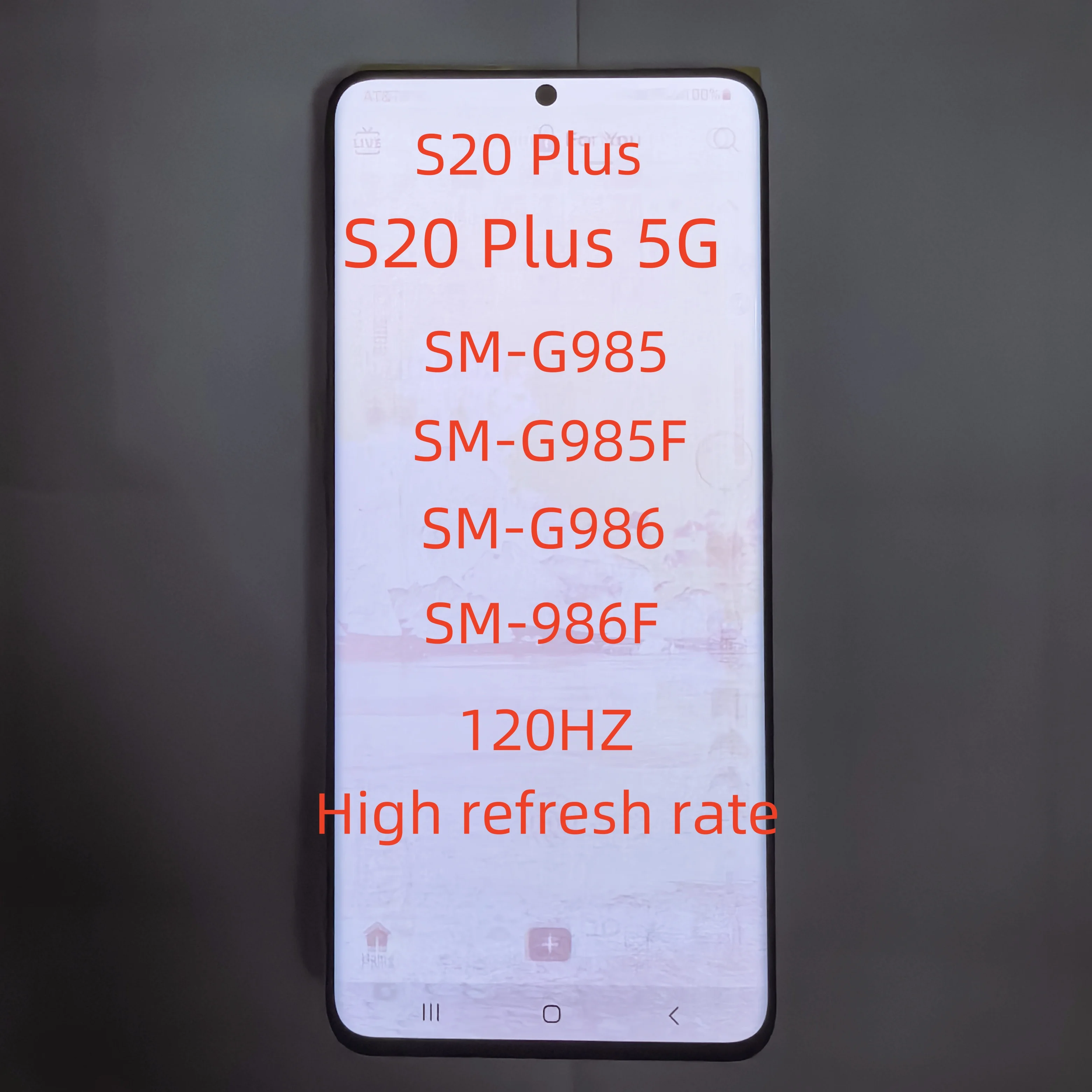 Super AMOLED для Samsung Galaxy S20 Plus ЖК-дисплей 6 7 дюйма s20 5G G986B Дисплей с сенсорным экраном и