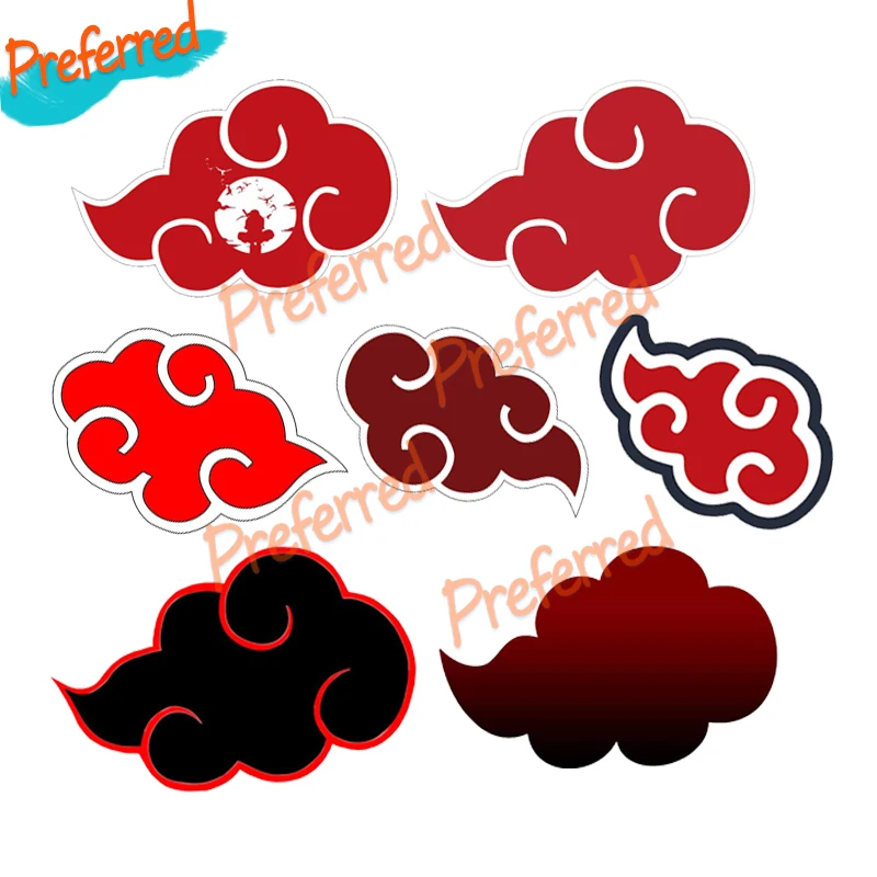 

Personality Ninja Akatsuki Sign Sticker Decal for Your All Cars Racing Laptop Motorcycle Helmet Trunk Toolbox Surf Camper Bumper