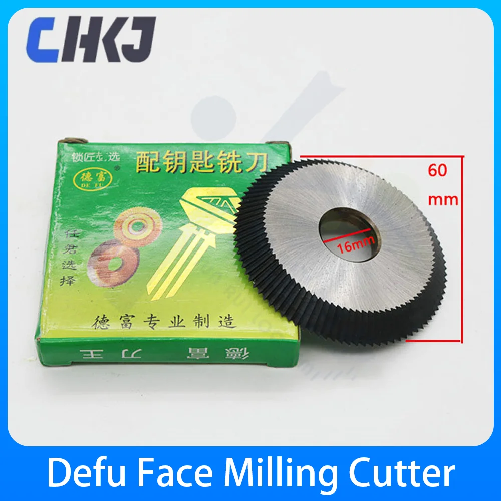 

Defu horizontal key machine general cutter 90 teeth 60*16*6mm common milling cutter Face milling cutter
