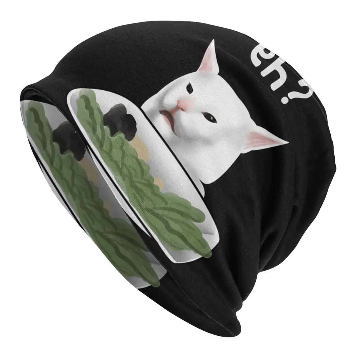 

Шапка-бини унисекс в виде кота, для мужчин и женщин