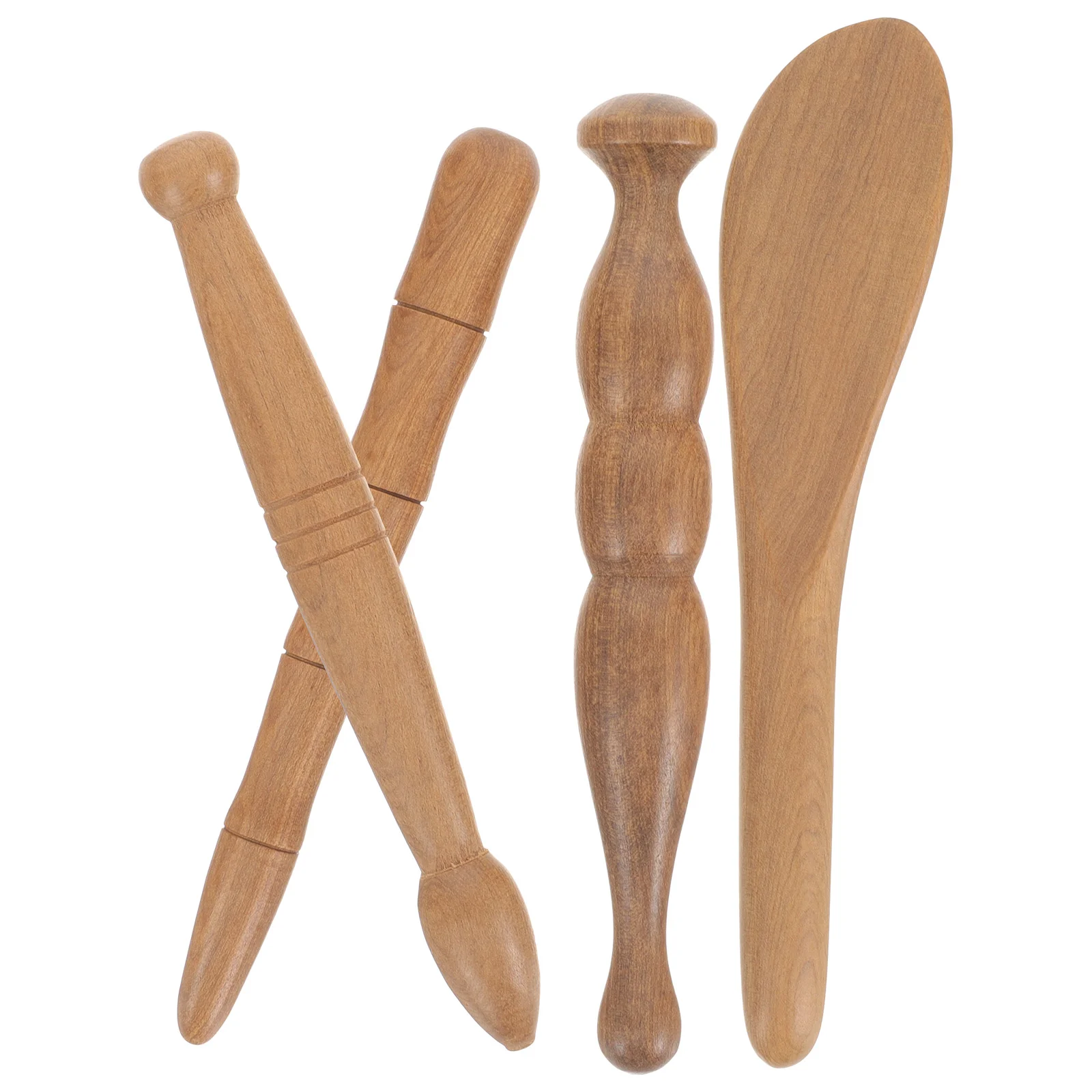 

4Pcs Acupuncture Point Massaging Sticks Body Massaging Rods Multi-use Foot Massage Tools