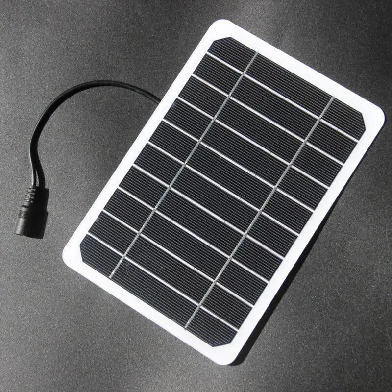 Outdoor Solar Panel 6W 5V Battery Portable Module Generation Panel Multipurpose Charging Tool For Traveling Hiking And Picnic