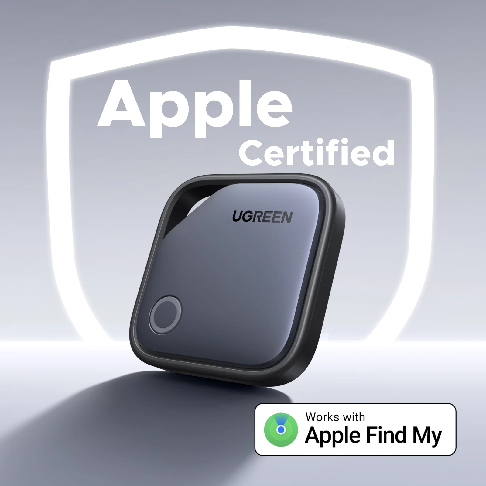Фото UGREEN Smart Bluetooth-трекер, поиск ключей, локатор предметов SmartTag, аккумулятор для телефона на 1 год для Apple Find My (только IOS) №2