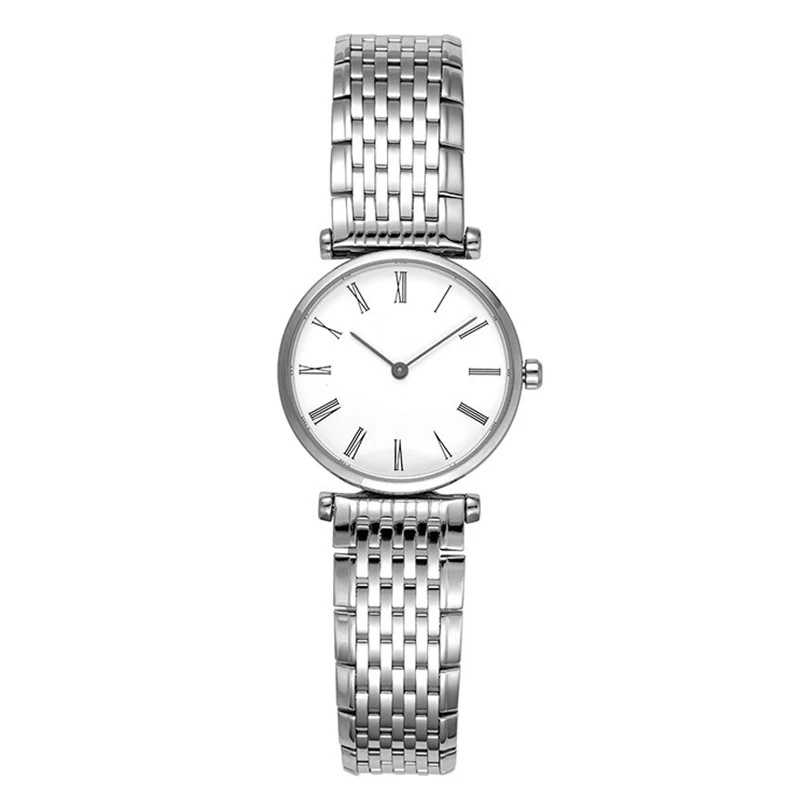 

Ladies Quartz Watch Jialan Fashion White Plate Steel Band Women's Sapphire Glass women wristwatches