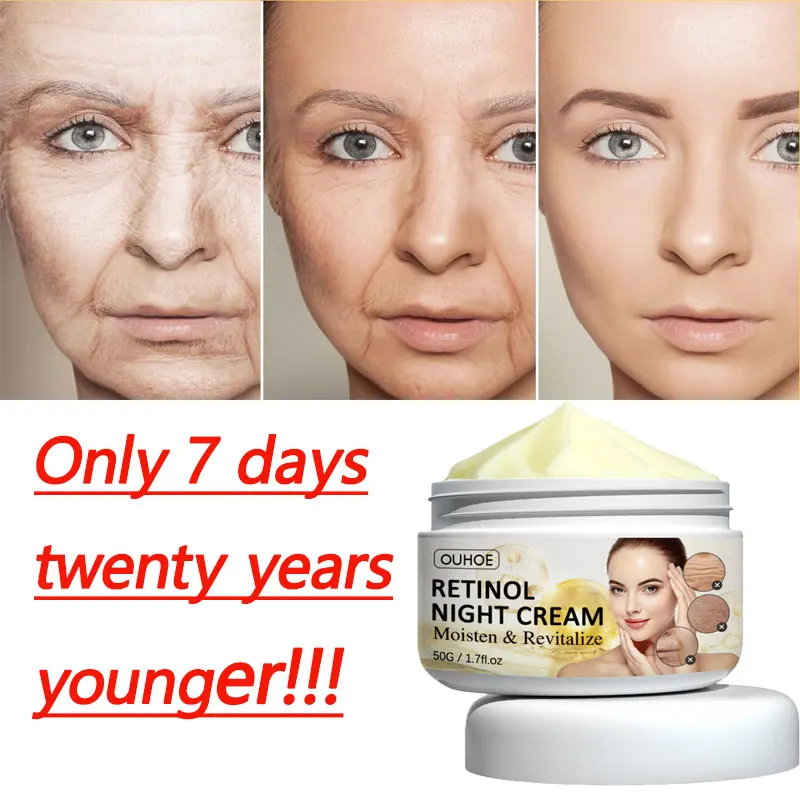 

Retinol Face Cream Anti Aging Removal Wrinkles Eye Cream Fade Fine Lines Lift Firm Skincare Whitening Moisturizing Skin Care Set