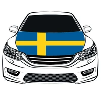 sweden national flag car hood cover 3 3x5ft 100polyestercar bonnet banner world cupfootball matchtop 32