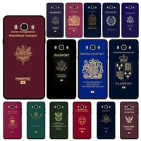 maiyaca algerian passport phone case for samsung j 4 5 6 7 8 prime plus 2018 2017 2016 j7 core