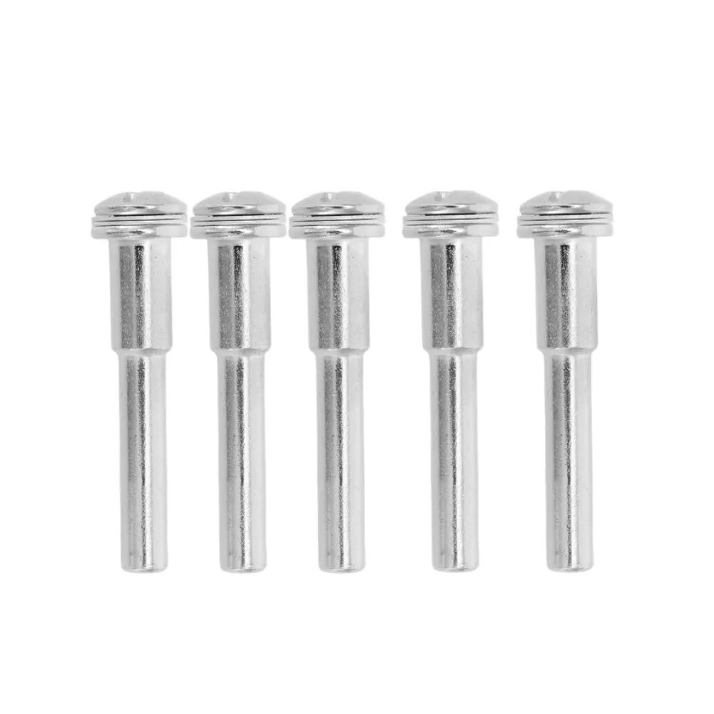 

5pcs Connecting Rods 6mm Shank Mandrels Cutting Disc HSS For Sandpaper Polishing Papers Sanding Disc Power Tools Accessories