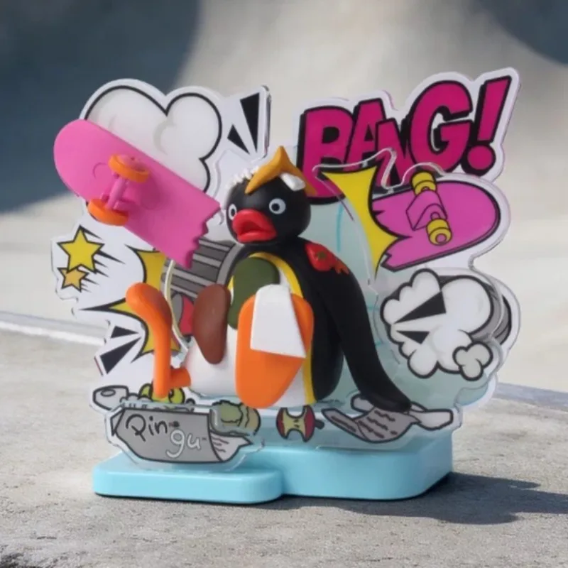 Оригинальные игрушки-капсулы Pingus The Penguin Family: серия Micro-Theatre, коллекционные фигурки и настольные украшения в закрытых коробках (art.: 3920da3e83d69) - 3920da3e83d69