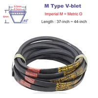 v belt mo type black rubber v belt m 37inch m 44inch industrial agricultural machinery automotive equipment transmission belt