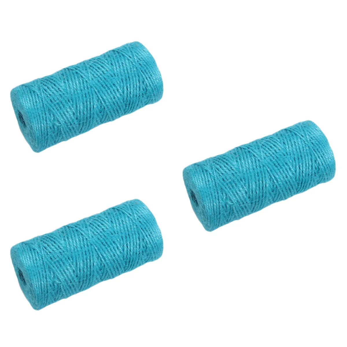 

3 шт. 100 м пеньковая веревка Искусство и ремесла пеньковая веревка для подарков «сделай сам» праздничное украшение набор и садоводство (сини...