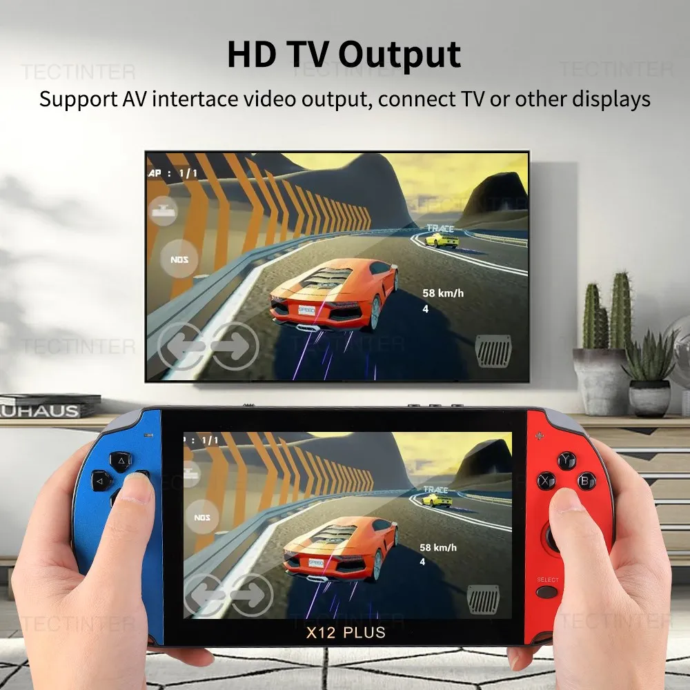 Портативный игровой плеер X7/X12 Plus