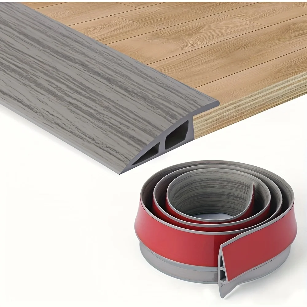 

1 шт., 1 м/39,37 дюйма, переходная полоса для пола из ПВХ, дверной порог, рамка, самоклеящаяся полоса для кромок ковра, отдел...