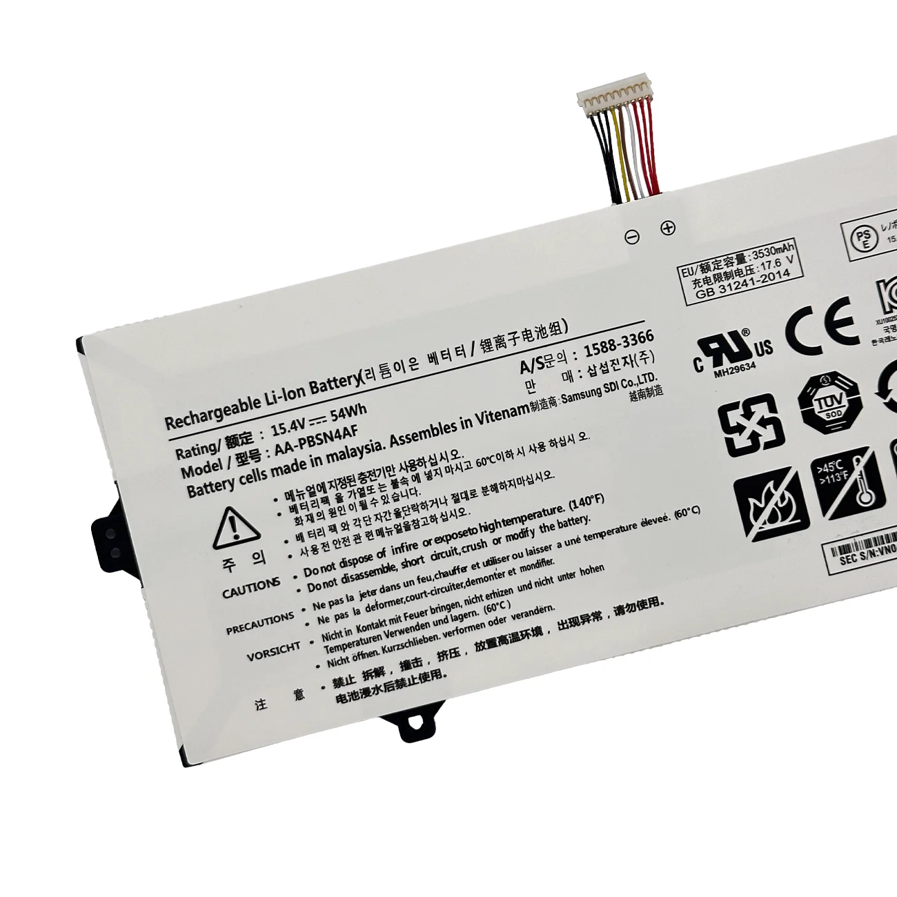 Фотоаккумулятор для ноутбука Samsung фотоаппарат 13 дюймов лампа NP930SBE NT930SBE 15 4 в 54 Вт/ч