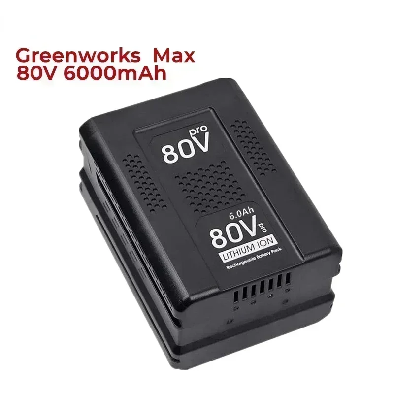 Фото Аккумулятор SU 80 В 6000 Ач ersatz для Greenworks 80 В значительно nke-ionen аккумулятор gba80200 gba80250 gba80400 gba80500 №4