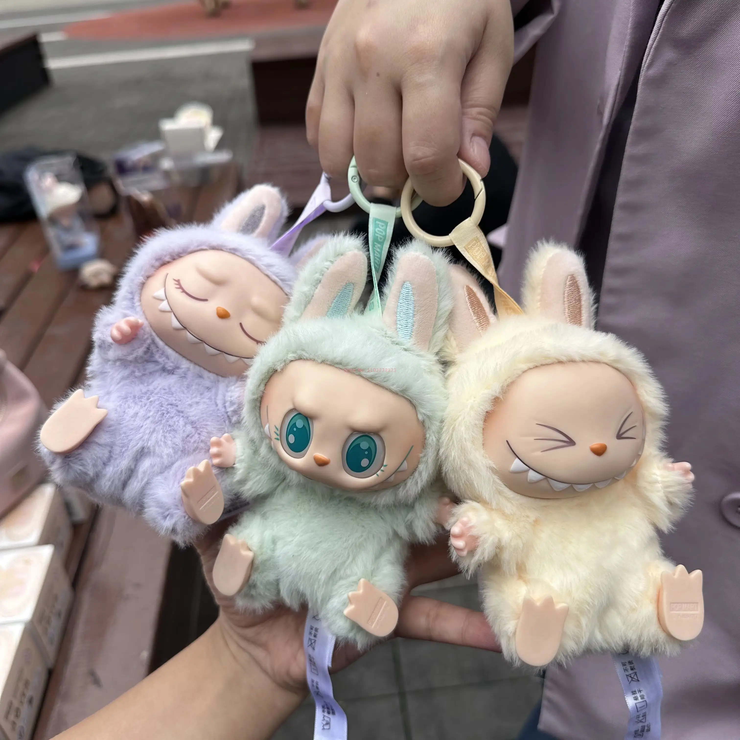 Лидер продаж аниме-фигурка Labubu Have A Seat виниловая подвеска кукла модель игрушки