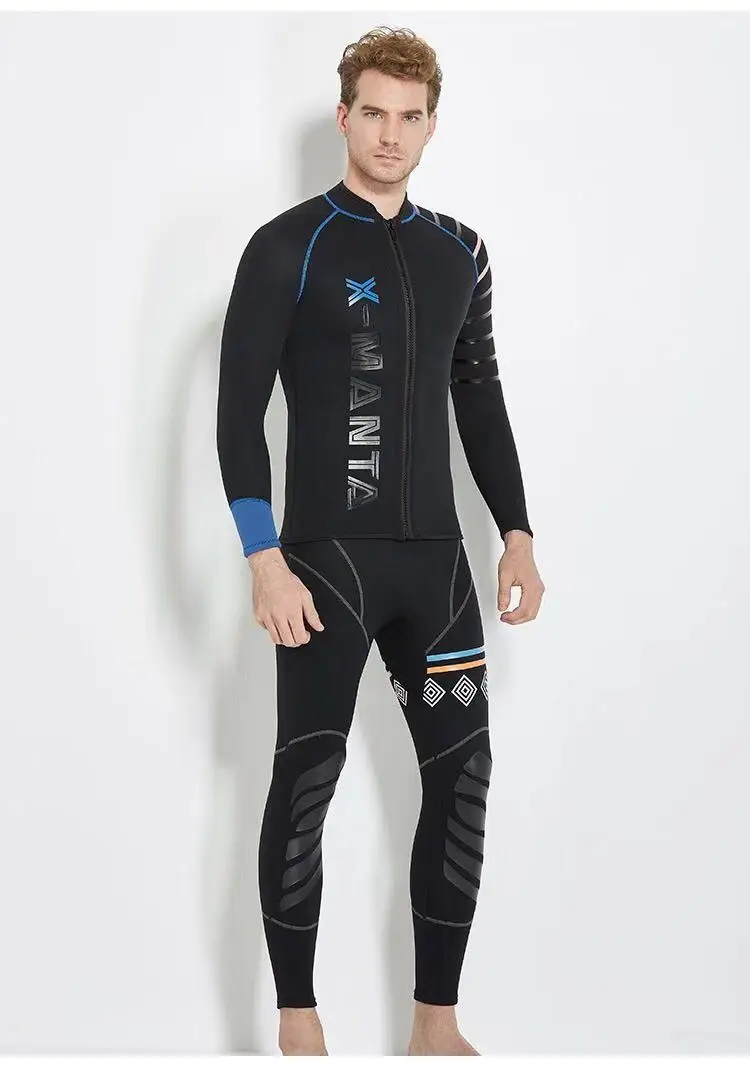 

Dive&Sail men's 3mm diving wetsuit jackets diving pants long sleeve diving suit Scuba Jump Surfing Snorkeling Wetsuits