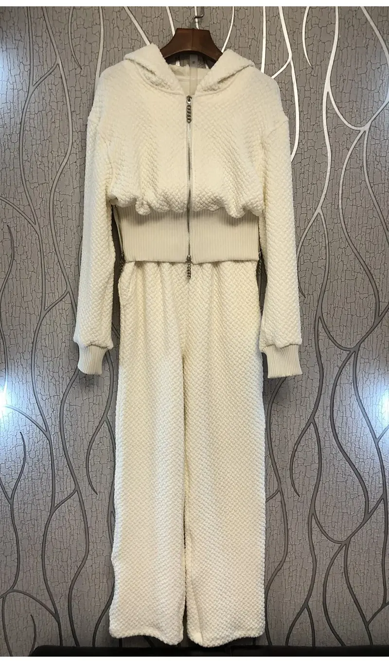 

Женский спортивный костюм из 2 предметов, повседневный комплект из свитшота с капюшоном и длинных брюк, весна-осень-зима 2023