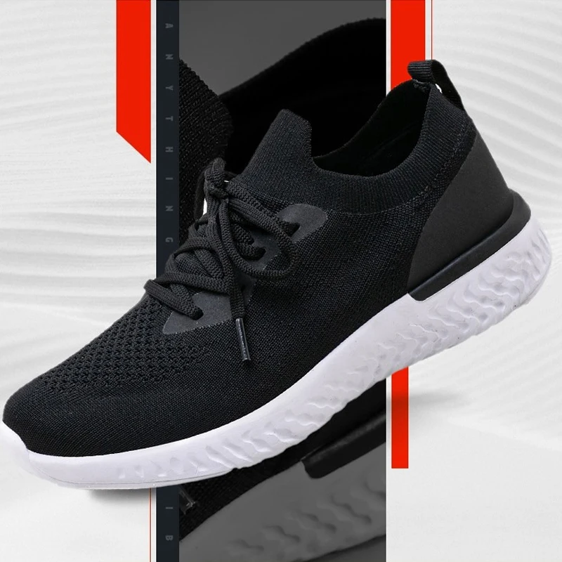 Xiaomi SALUDAS Sneakers for Men Stretch Knitted Sock Shoes Soft-soled Loafers Comfortable Big Size 46 Fitness Jogging Sneakers