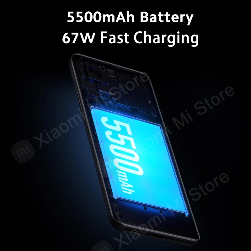 Оригинальный Смартфон Xiaomi Redmi K50 5G Dimensity 8100 Восьмиядерный аккумулятор 5500 мАч 67 Вт