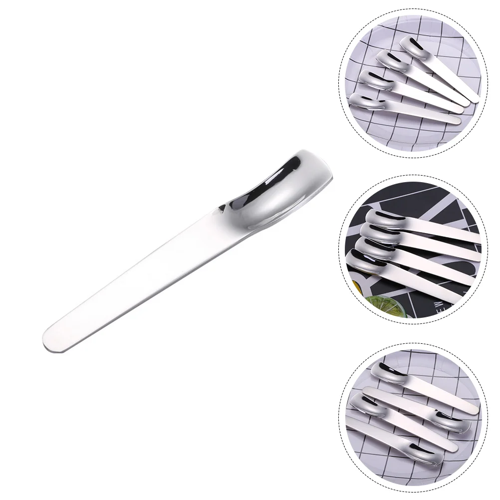 

5Pcs Dessert Spoons Coffee Stirring Spoons Food Serving Spoons Kitchen Spoons