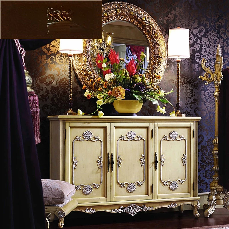 

European Solid Wood Lockers, Villa Porch Cabinets, Dining Side Cabinets, French Hall Side Cabinets Armoires De Chambre