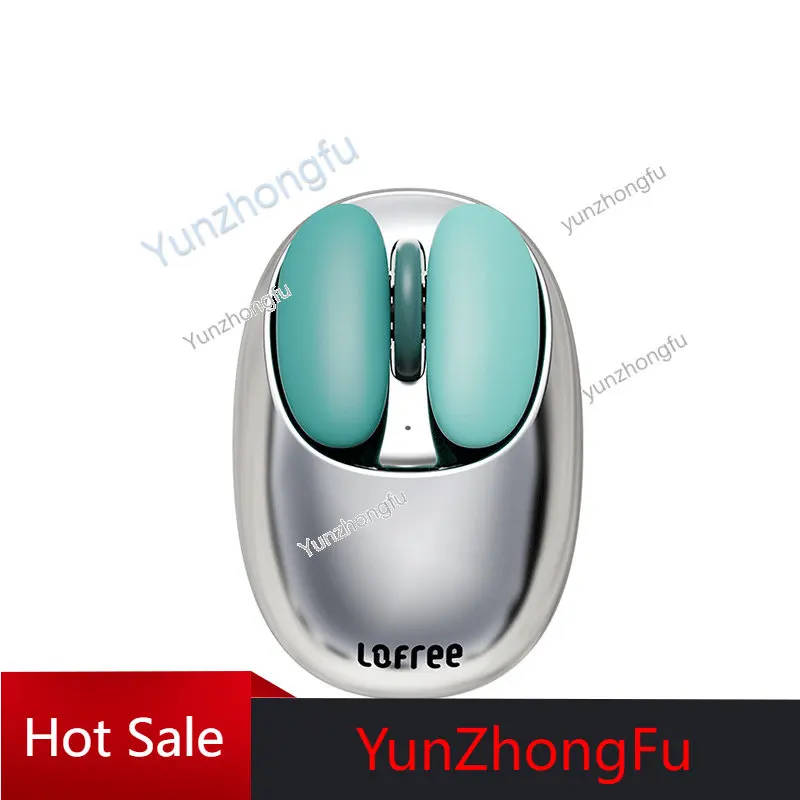 

Маленькая мышь с откидной крышкой, беспроводная 2,4G Ulian, Bluetooth, Двухрежимная игра для девочек