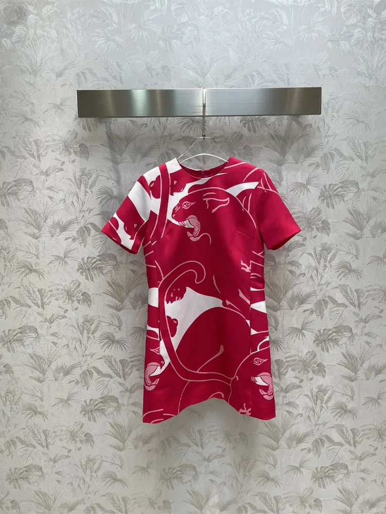 

2023 New Prefall Women Fashion Temperament Comfortable Gentle Elegant Printed A-Line Dress